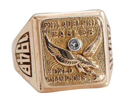 Possibly Unique 1949 Philadelphia Eagles NFL Championship Ring